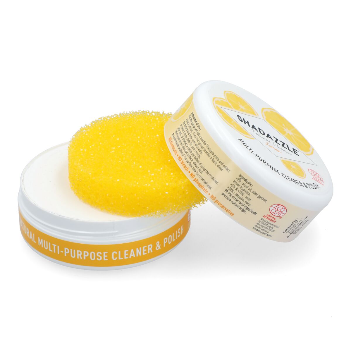 Shadazzle Lemon Fragrance MultiPurpose Cleaner and Polish Soap Bar 300g SHADAZZLE All